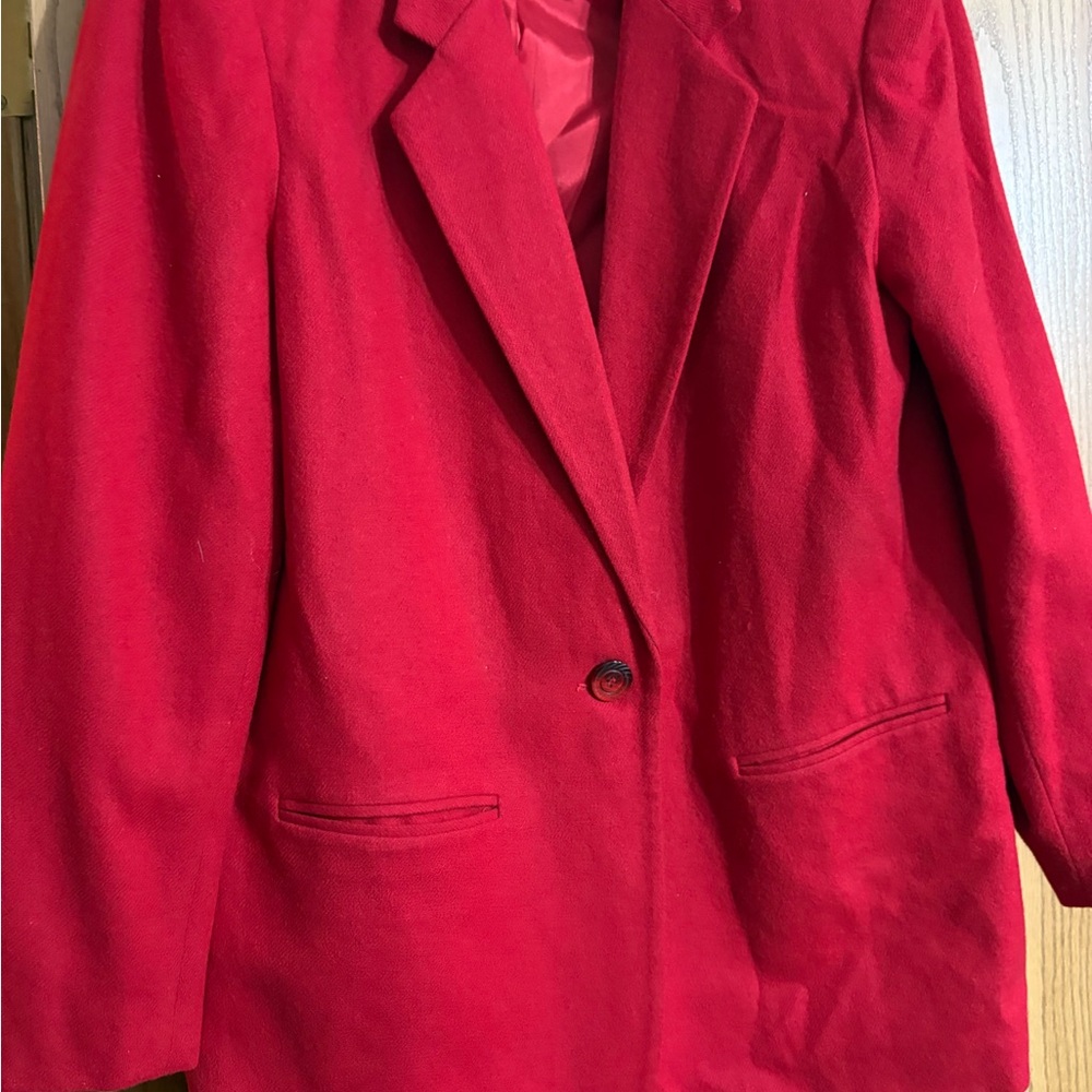 Sag Harbor Bold Red Blazer